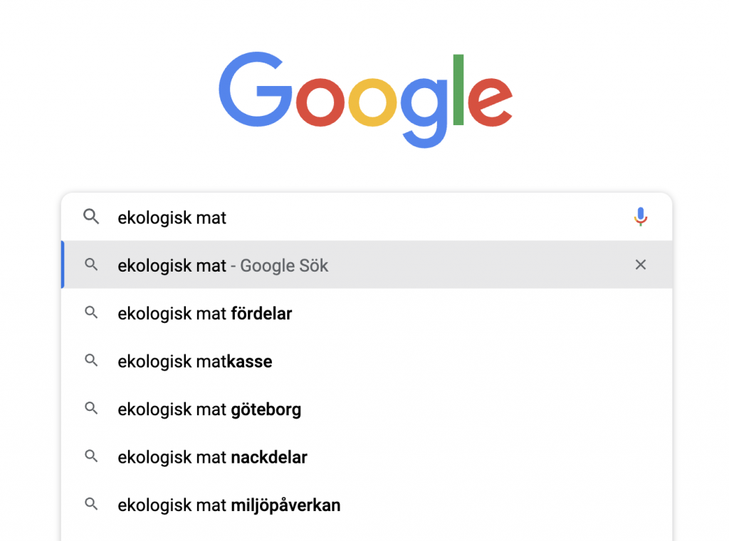 google sokresultat